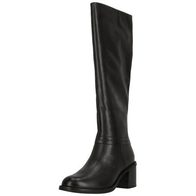 Stiefel CLARKS "Chamberly High", Damen, Gr. 38, schwarz, Leder, Schuhe Stiefel, für elegante Alltags- und Abendlooks