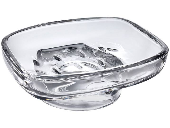diaqua® Diaqua Seifenschale Chic Glasklar 4.5 × 12.5 × 10 cm