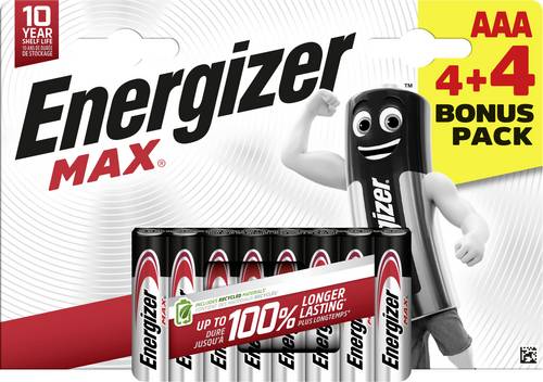 Energizer Micro (AAA)-Batterie 1.5V 8St.