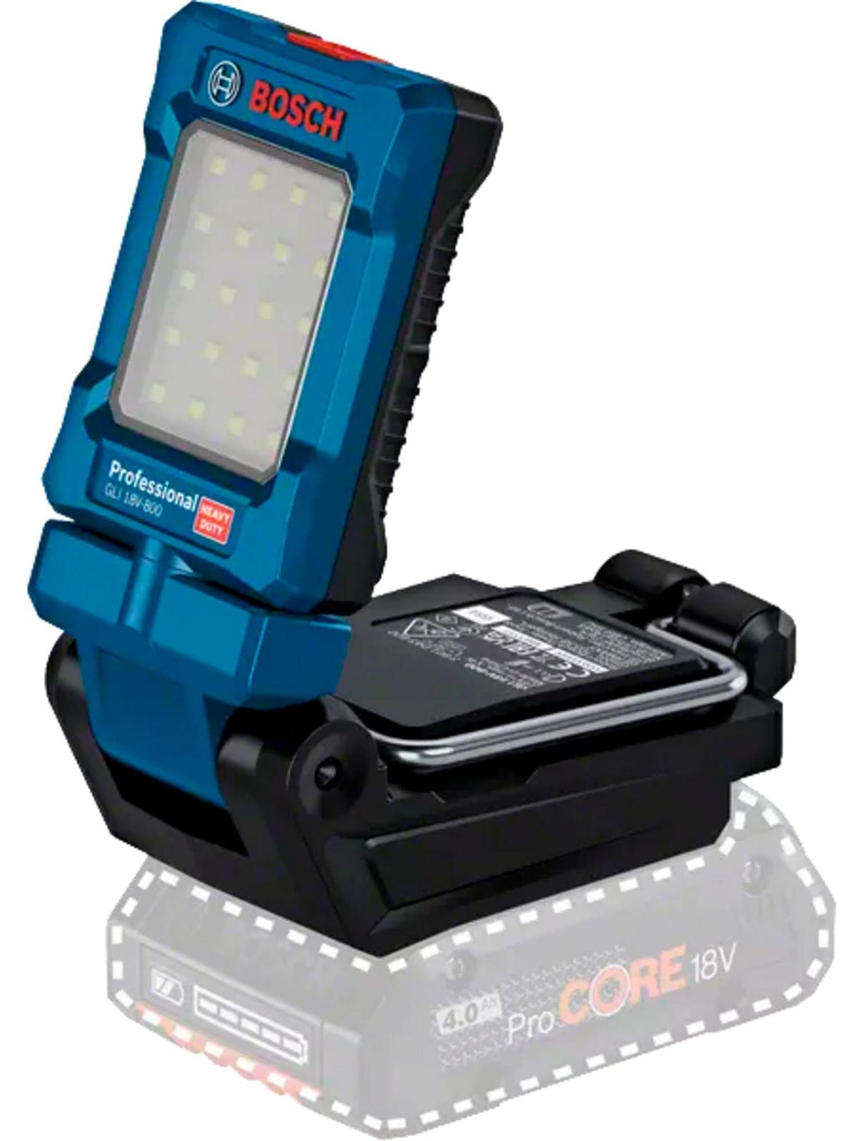 Bosch Professional GLI 18V-800 Akku-LED-Baustrahler blau