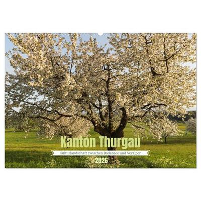 Kanton Thurgau (Wandkalender 2026 DIN A2 quer), CALVENDO Monatskalender