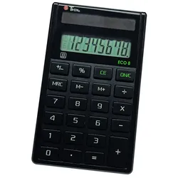 TWEN Taschenrechner ECO 8 schwarz