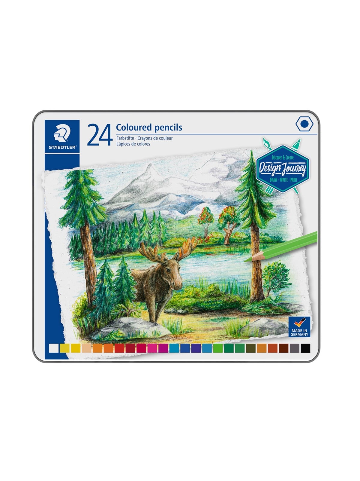Staedtler Coloured pencil 24pcs 100% PEFC