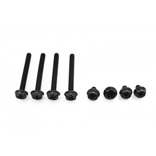 XSPC schwarzes Schrauben-Set 80mm und 120mm Radiatoren
