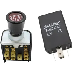 Warnblinkschalter + Blinkgeber Blinker Traktor Schlepper Oldtimer MF