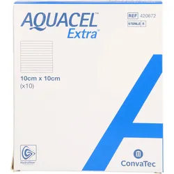 Aquacel Extra 10x10cm Kompressen 10 ST