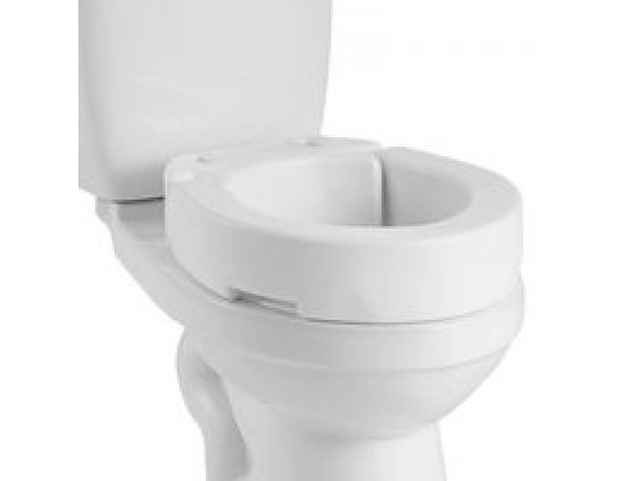 VEVOR Toilettensitzerhöhung Toilettenerhöhung mit 136 kg Tragkraft & 88,9 mm Hubhöhe, erhöhter Toilettensitz aus HDPE mit vergrößerter Öffnung für ältere Menschen Senioren Behinderte