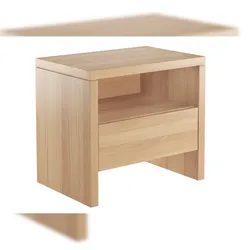 Erst-Holz Bettkommode Buche geölt mit Schublade unten 90.20-K42-geölt