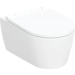 Geberit ONE Set Wand-WC mit WC-Sitz weiß/weiß, KeraTect