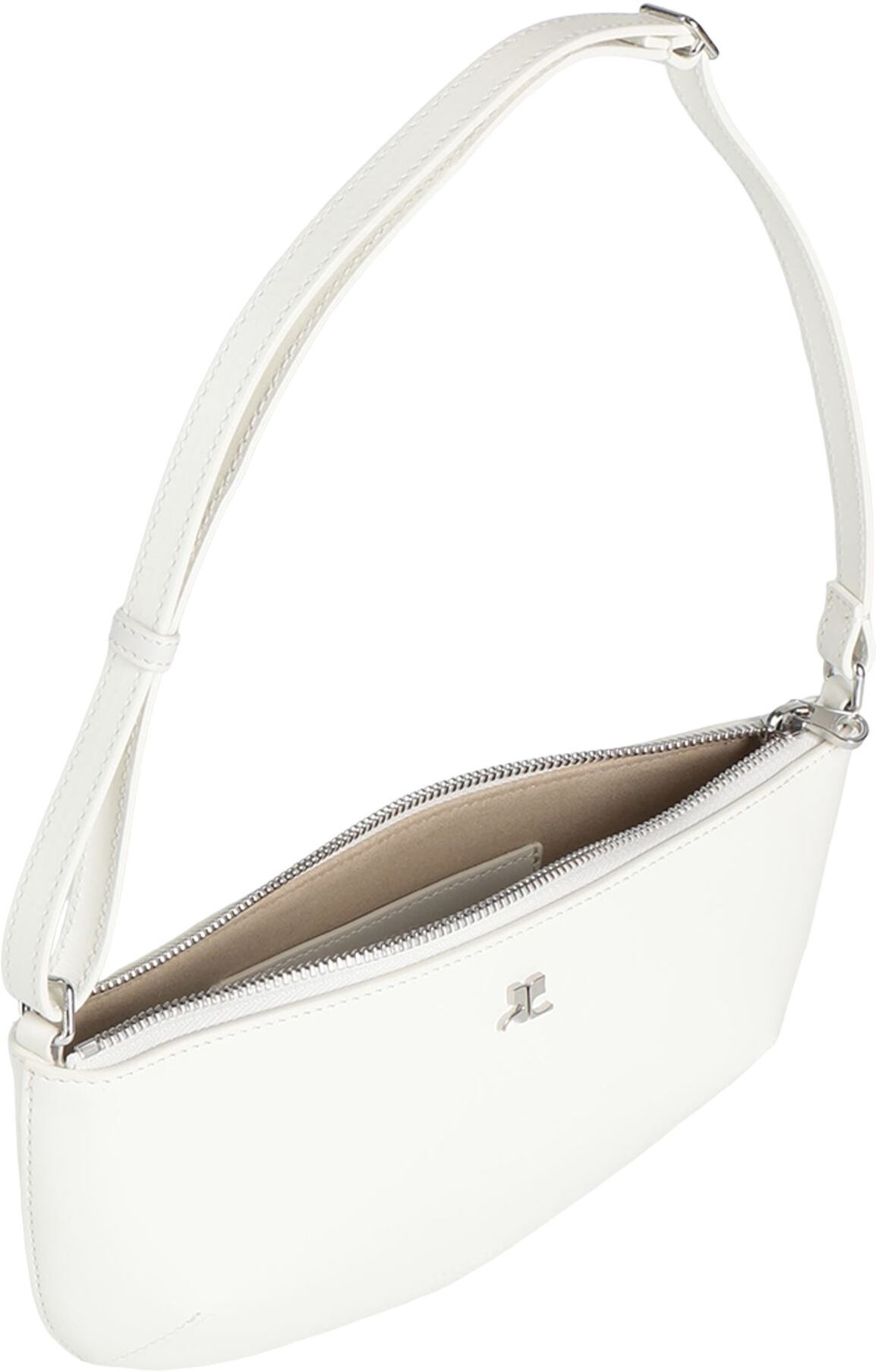 Courrèges Bolso de asas largas Mujer Blanco -- Mujer