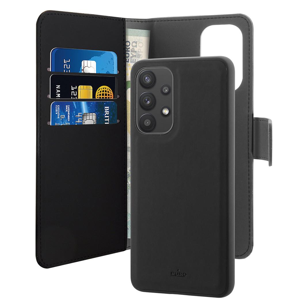 Puro Case Wallet Removable 2 in 1 Samsung Galaxy A33 5G (Black) (Samsung Galaxy A33 5G) (PUR551BLK)