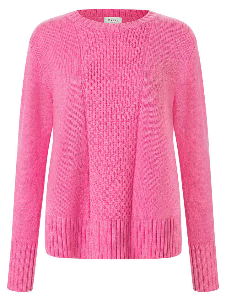 Maerz Muenchen Wollpullover in Pink - 44