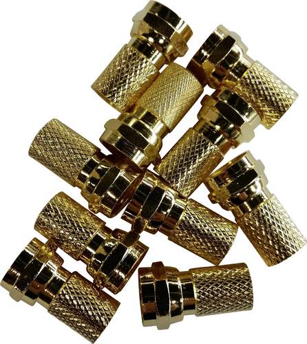 BKL Electronic 0403474 F-Stecker Anschlüsse: F-Stecker Kabel-Durchmesser: 8.20mm 10St.