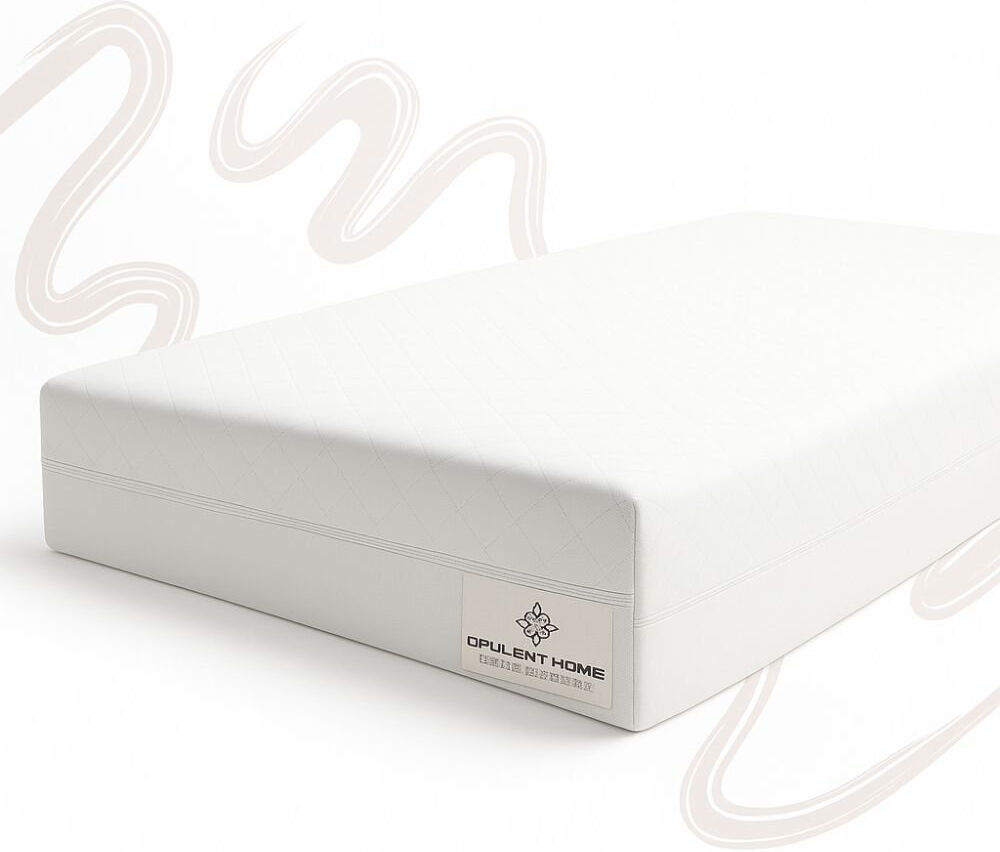 Opulent Home 120x60 Cot Bed Mattress Anti-Allergy Baby Mattress - Extra Thick Support for Newborns White 120cm H x 60cm W x 13.5 cm