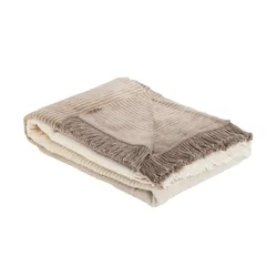 como Jacquard-Decke  Flow ¦ beige ¦ Maße (cm): B: 150