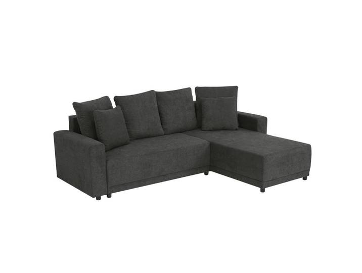 Ecksofa Time Anthrazit S: 178x248 cm