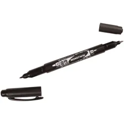 Tombow Dual-Fasermaler mono twin marker breit/fein permanent schwarz