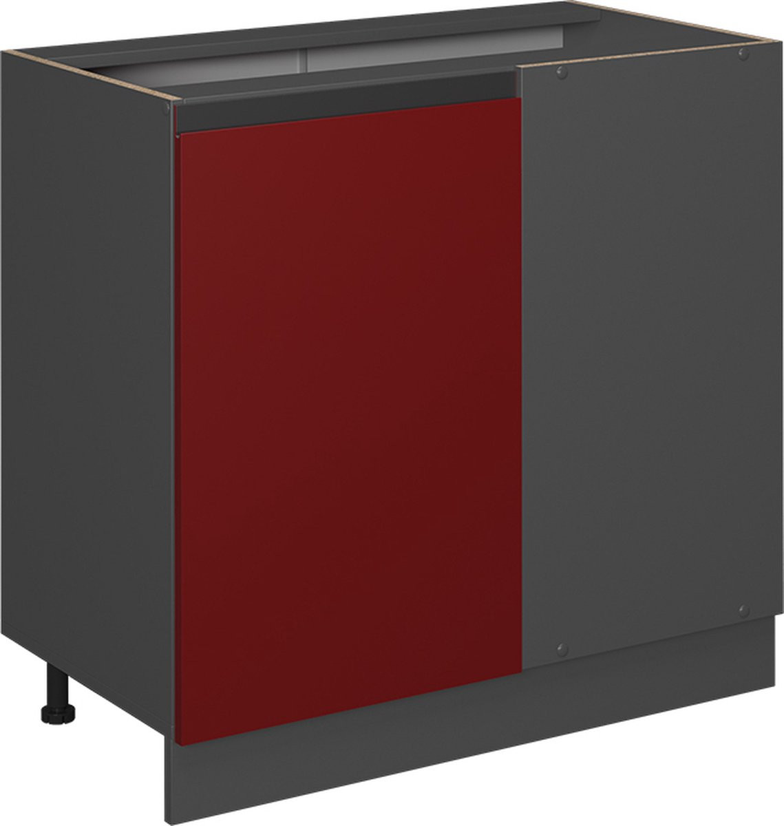 Vicco R-Line Hoekkast J-vorm Rood