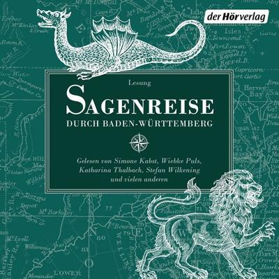 Sagenreise durch Baden-Württemberg - Ludwig Bechstein,Brüder Grimm, Audio, 9783844544503