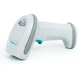 Digitus Advanced Barcode Scanner, Corded, 1D/2D 2m/s, 1280x1024, IP52 (1D-Barcodes, 2D-Barcodes, QR-Code), Barcode Scanner, Weiss