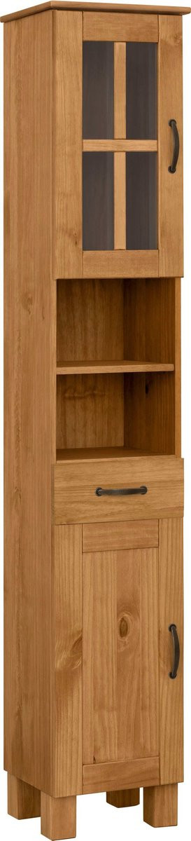 Notio Living Alby Hoge Kast van Gebeitst Grenen