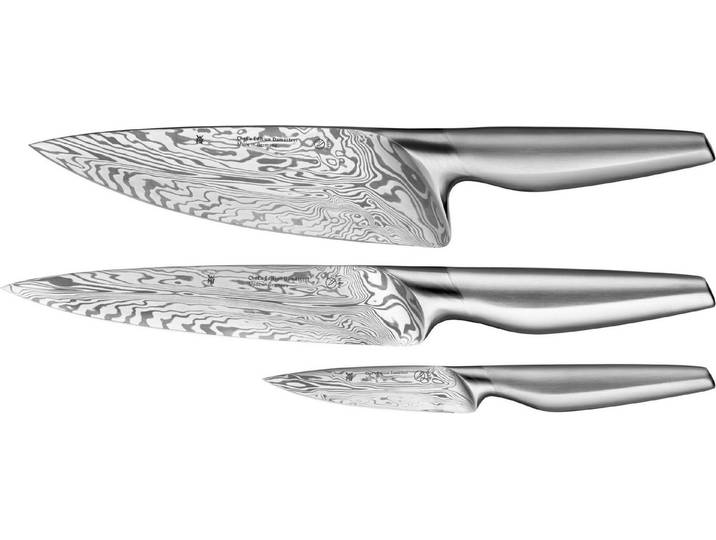 WMF Messer-Set Chef`s Edition Damasteel® Messer-Set, 3-teilig