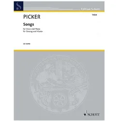 Songs for voice and piano, Fachbücher von Tobias Picker