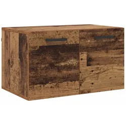 Helloshop26 - Moderner wandmontierter Badezimmerschrank 60 x 36,5 x 35 cm Holzwerkstoff Antik-Holzoptik