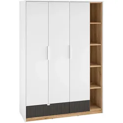 KLEIDERSCHRANK 3 Türen Ronan Weiß