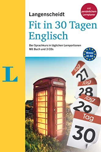 Langenscheidt Fit in 30 Tagen Englisch: Der Sprachkurs in täglichen Lernportionen – mit Buch, 3 CDs und persönlichem Lernplaner - Preis vom 17.10.2026 19:25:27 h