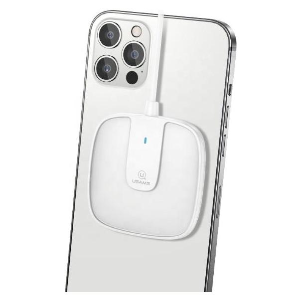 Usams Ultra-thin Magnetic Fast Wireless Charger (15 W) (CD153DZ02)