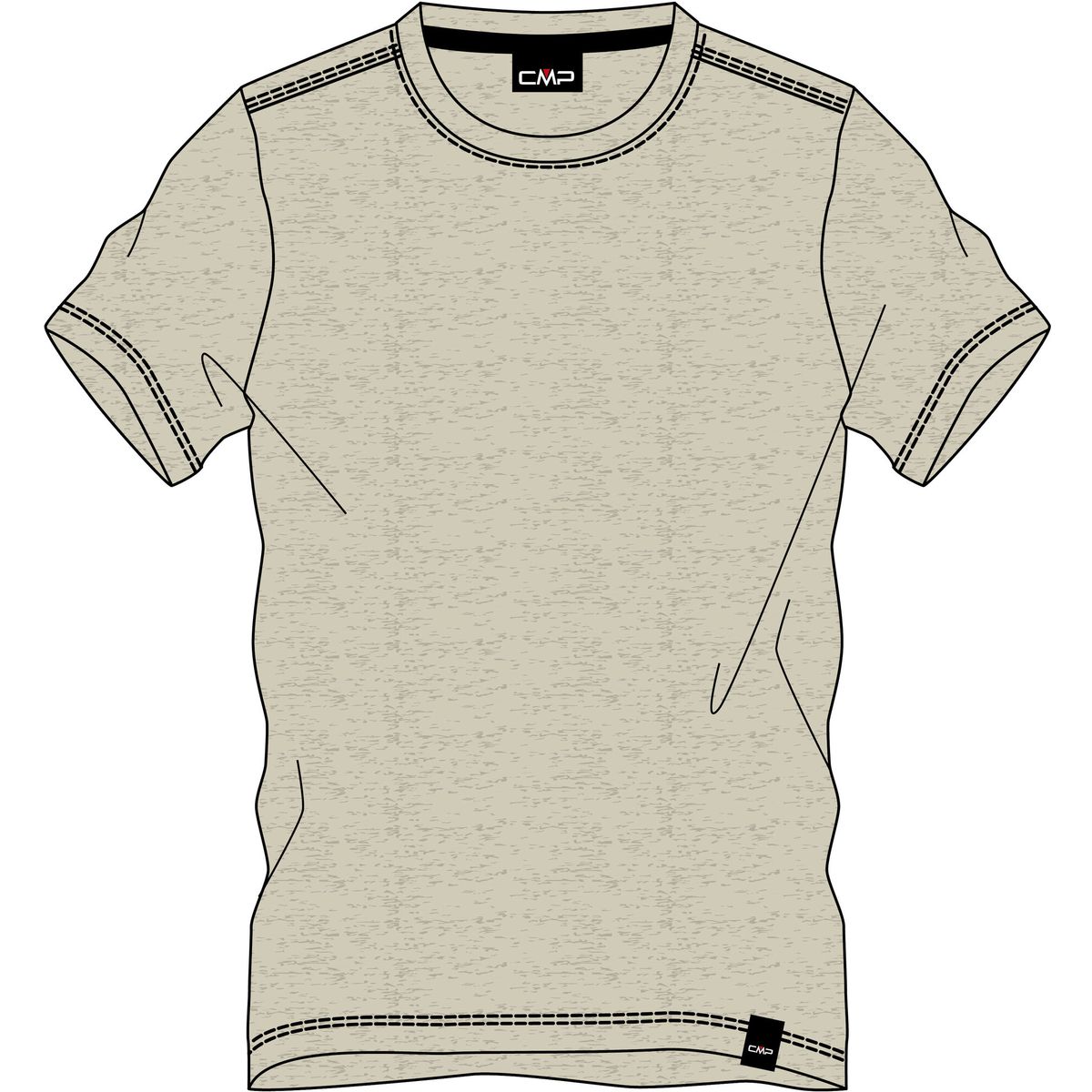 CMP MAN T-shirt arena (P538) 54 35F7647-P538-54