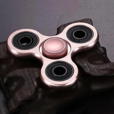 Uplifted Goods Aluminum Alloy Metal Fidget Spinner Stress Relief Toy pink