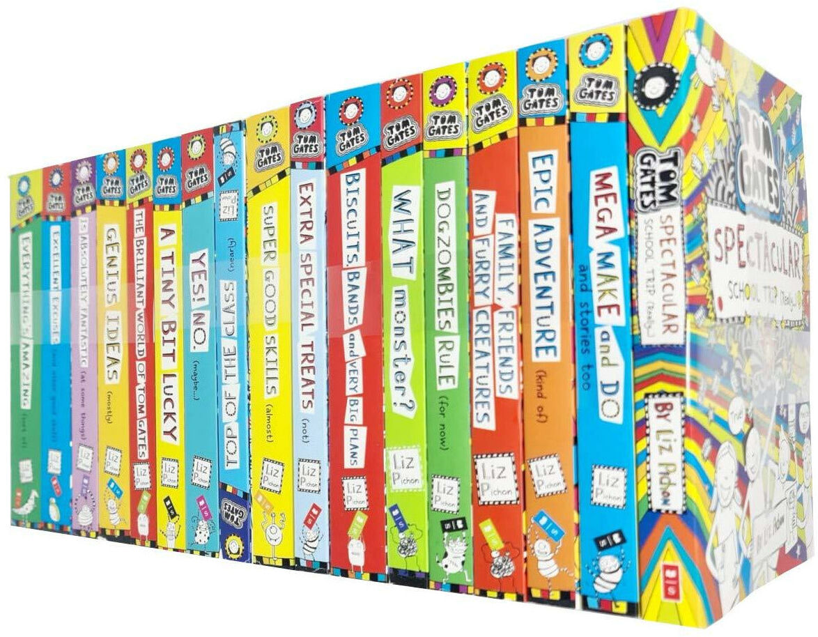 Scholastic Tom Gates Series 20 Books Collection Set By Liz Pichon (Books 1-20)