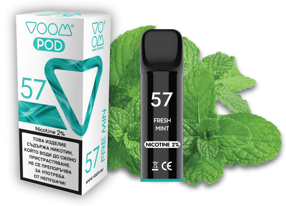 VOOM POD 57 Mint  2 ml - 2% nicotine - 1  single unit