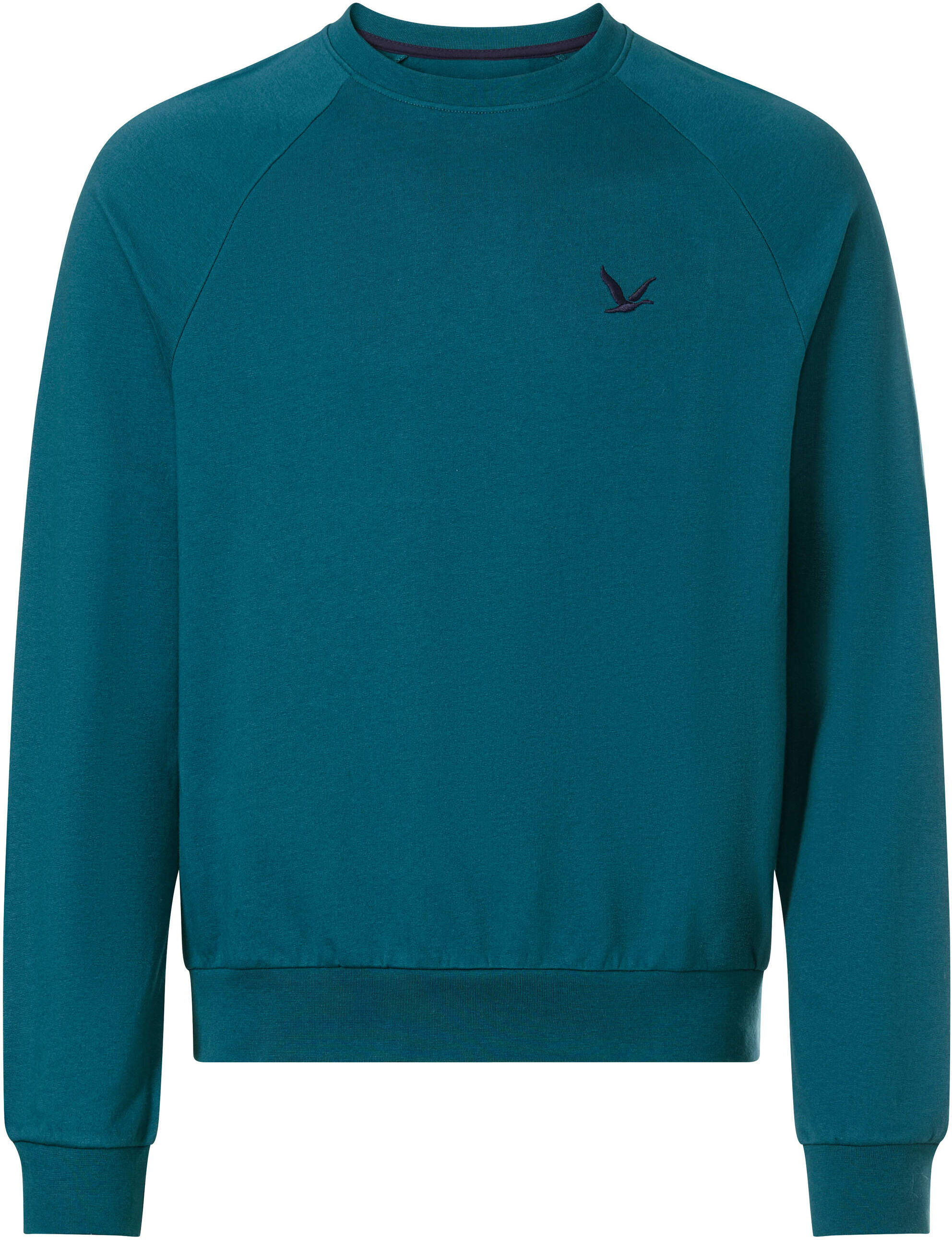 Trainingsshirt WITT "Sweatshirt Sweatshirt innen angeraut", Herren, Gr. 56, aquapetrol, Basic, Rundhals, Shirts Trainingsshirt