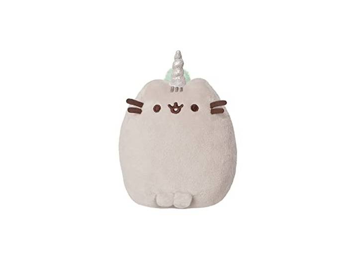 Aurora World Aurora, 61515, Pusheenicorn zittend klein, eco-vriendelijk pluche dier, grijs
