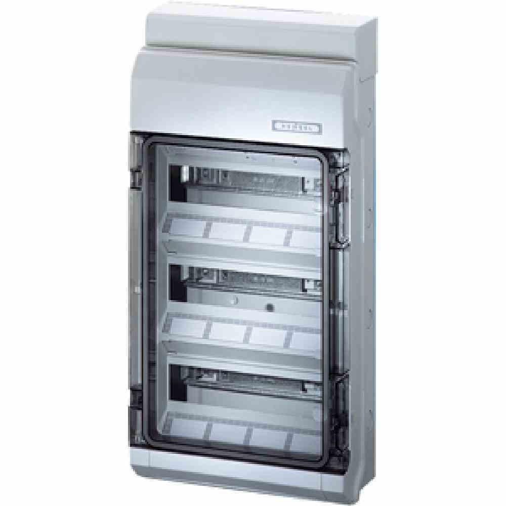 Hensel KV 90 automatische behuizing type KV 9336 NT, 36 TLEen (3x12x18mm), IP 65