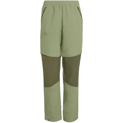 adidas TERREX Multi Clima365 Zip-Off Outdoorhose Kinder KA4839 - tent green 152
