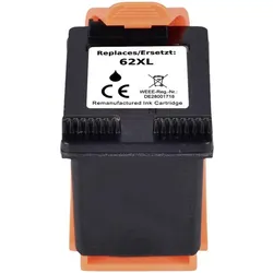 Renkforce, Druckerpatrone, Tinte ersetzt HP 62 XL (C2P05AE) Kompatibel Schwarz RF-I-HP62XLBK RF- (BK)