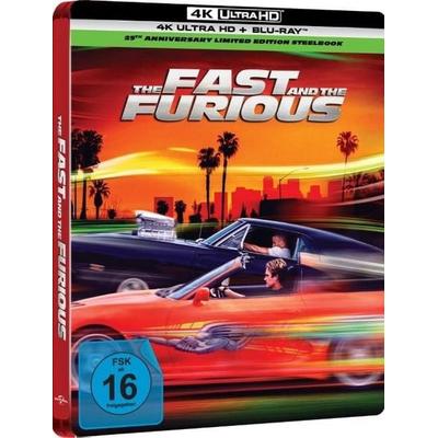 The Fast and the Furious - 25th Anniversary Edition - Steelbook (4K-UHD+Blu-ray), Blu-ray 4K