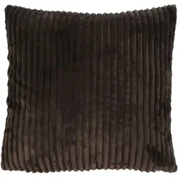 Gözze Cord-Optik Kissen gefüllt braun 50x50 cm