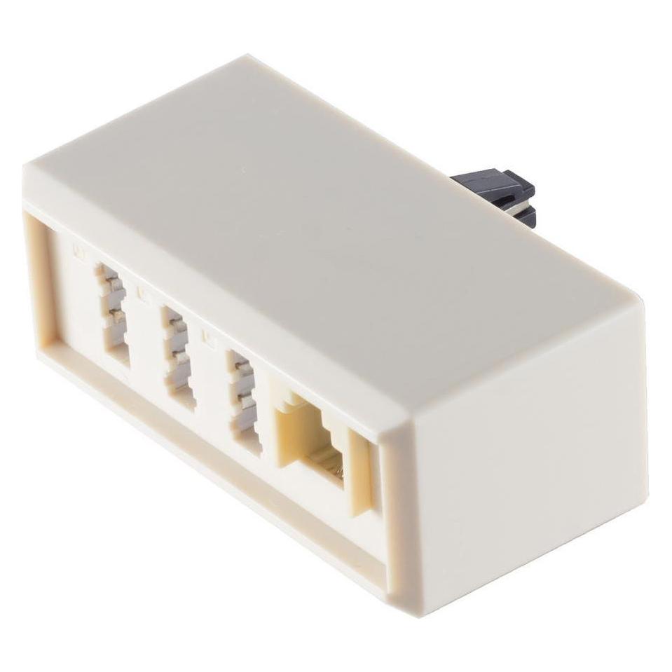 Shiverpeaks S/CONN maximum connectivity Adapter Modular Verbinder-TAE F-Stecker auf NFN und Western-Kupplung 6/4 (Stecker und Verbinder) (71242-)