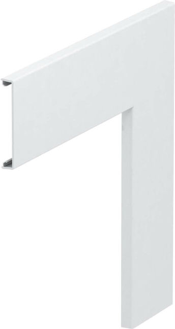 OBO Bettermann Couvercle supérieur angle plat lisse, PVC, rw GK-OTGFRW (6274490)