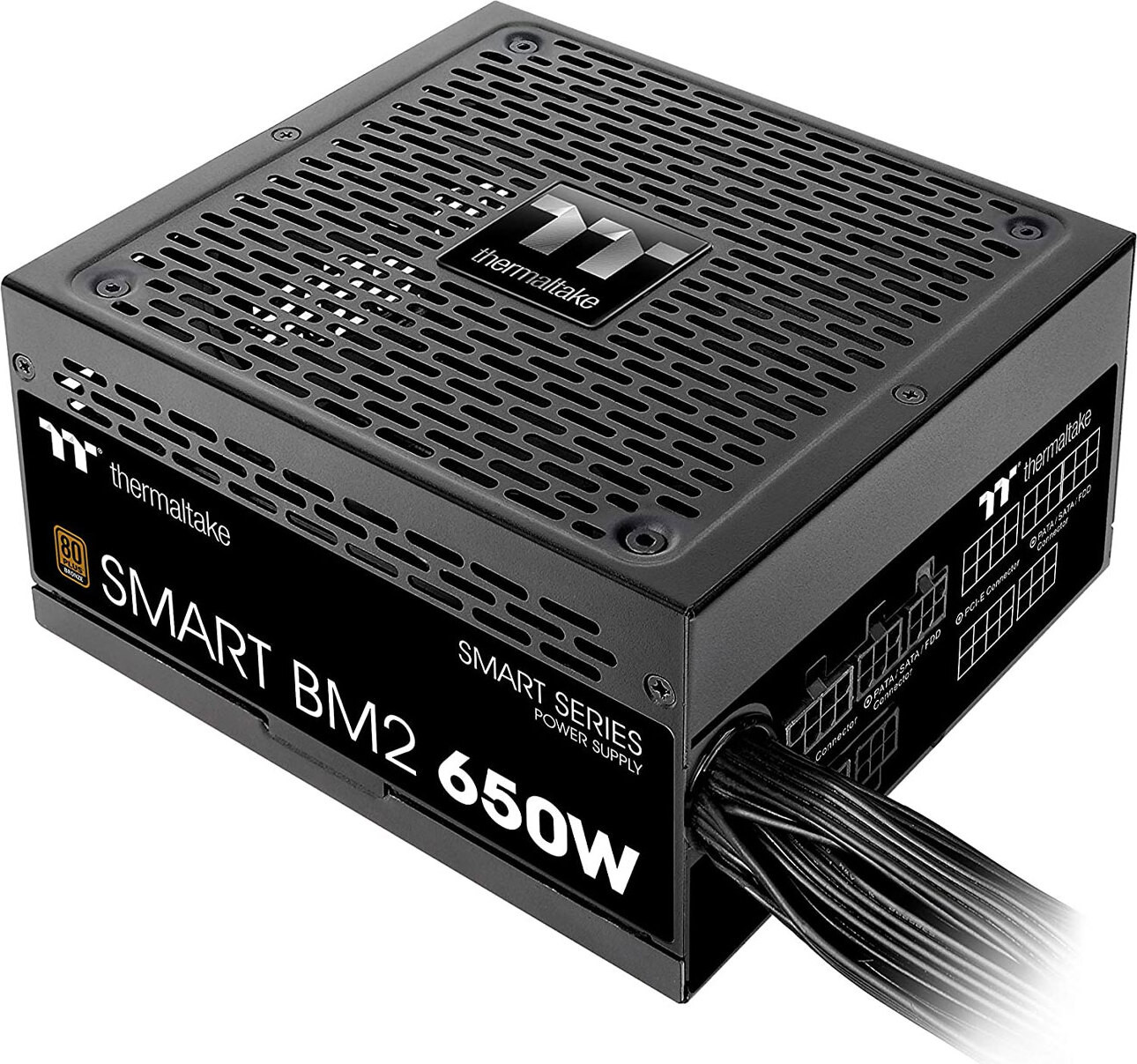 Thermaltake Smart BM2 voeding, 650W, 20+4 pin ATX, zwart