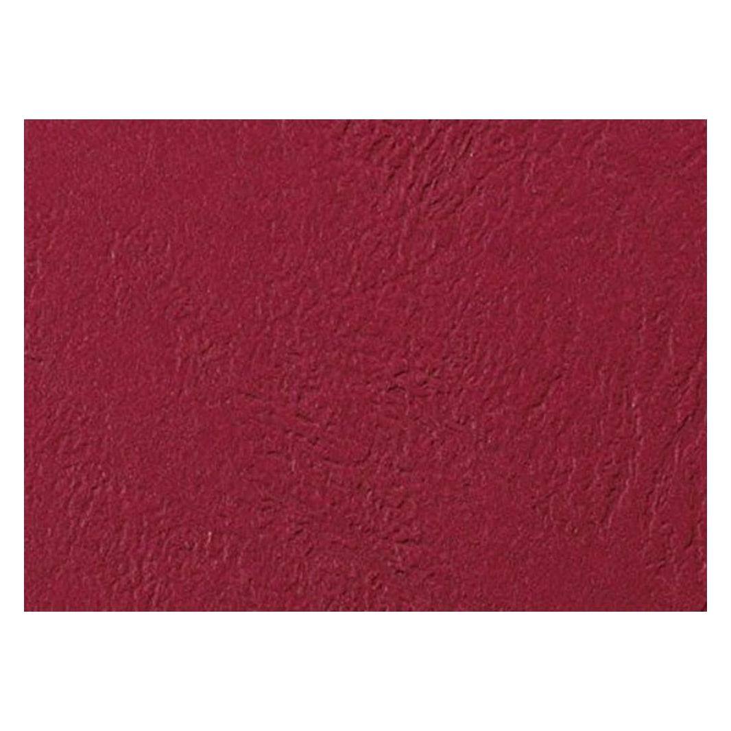 GBC LeatherGrain - Karton A4 100 Stk. - dunkelrot (CE040030)