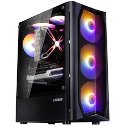 Zalman N4 Rev.1 ATX (ATX, Mini-ITX), PC Gehäuse, Schwarz