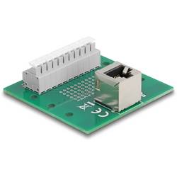 Delock RJ50 Netzwerk Adapter [1x RJ50-Buchse - 1x Buchse] 0 mm Grün, Grau 67013