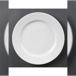 Olympia Whiteware Teller mit breitem Rand 31cm