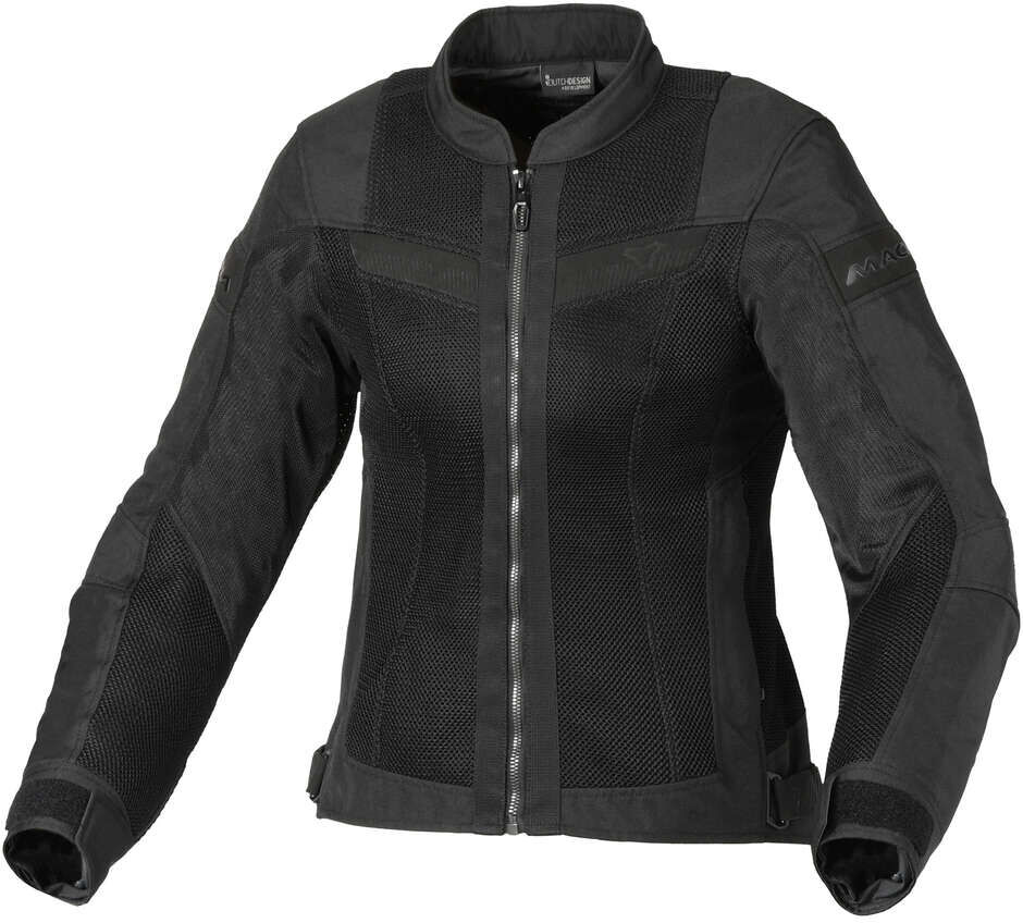 Giacca Moto Donna Macna Velotura Nero taglia M